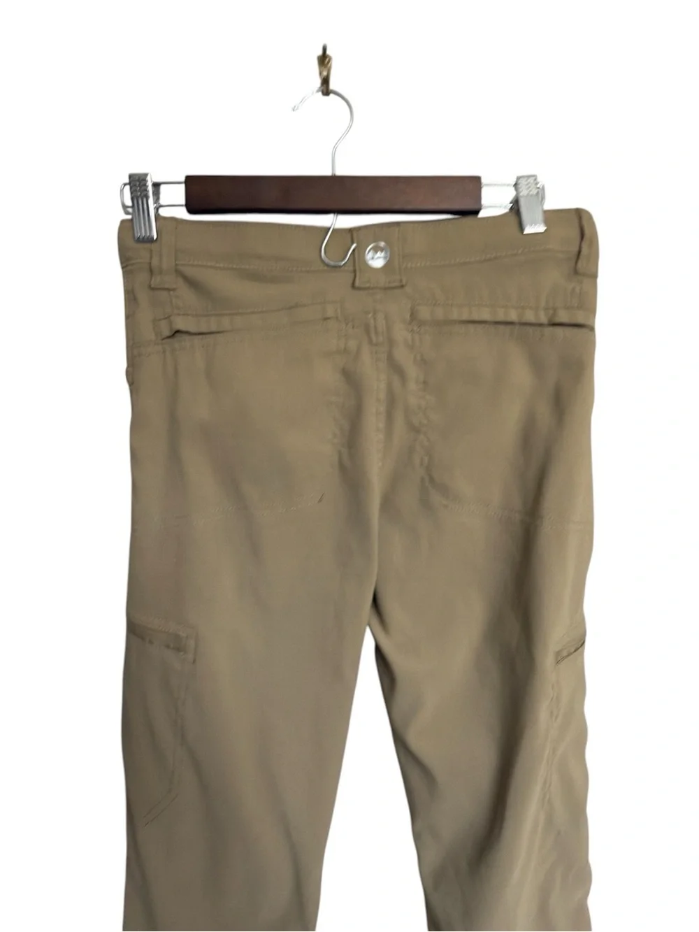Wrangler Boy’s All Terrain UPF 50 Straight Leg Elmwood Khaki Cargo Pants EUC 16